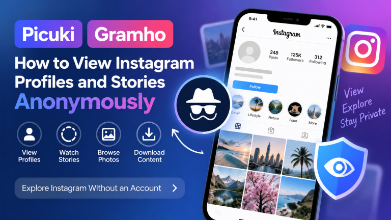 Picuki Gramho: How to View Instagram Profiles and Stories Anonymously
